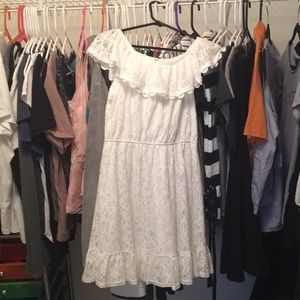 CUTE Monteau White Dress!